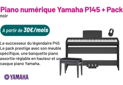 Pack piano P145 Yamaha La Mi du Piano